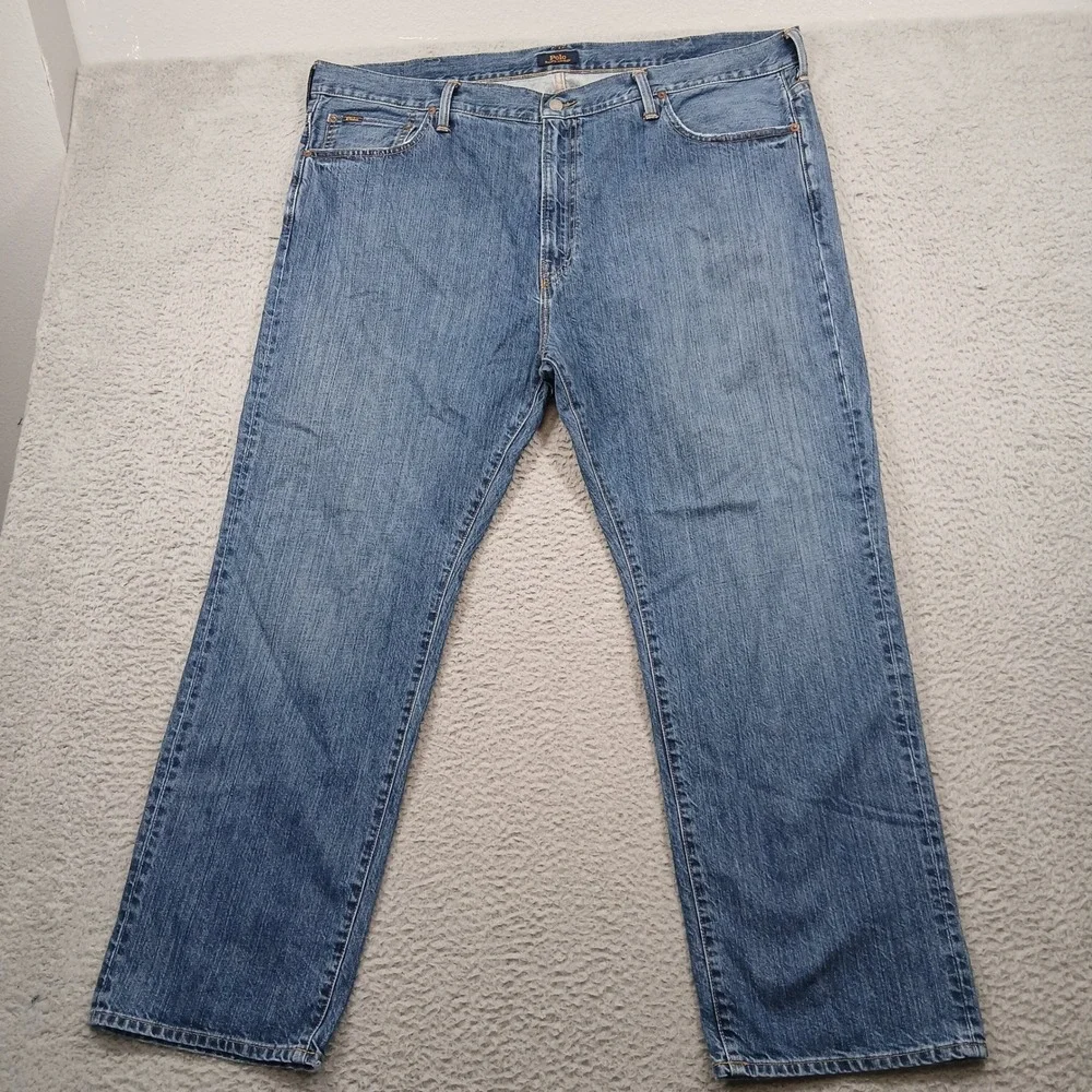 Polo Ralph Lauren Classic Fit Jeans Mens 44x30‎ Medium Wash Blue Denim